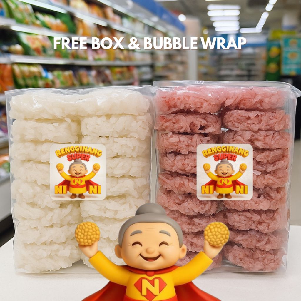 

Rengginang Permium 100% Ketan Asli Cemilan Tradisional