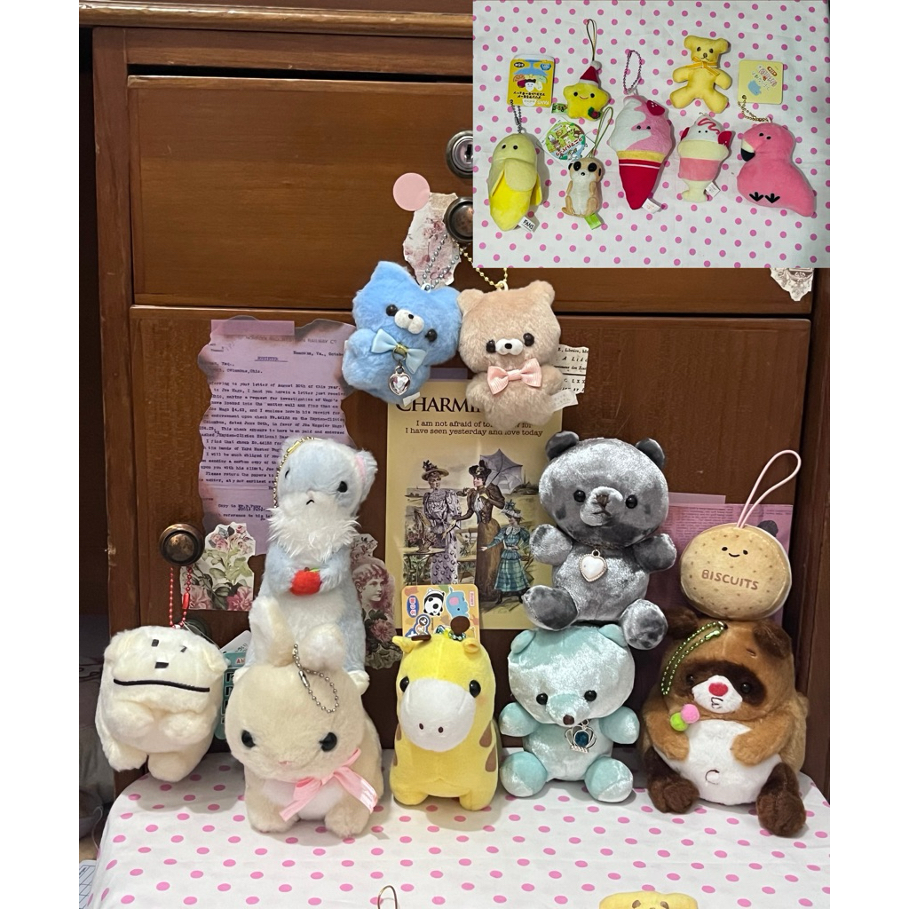 Keychain plush amuse amufun, yell, sukutto