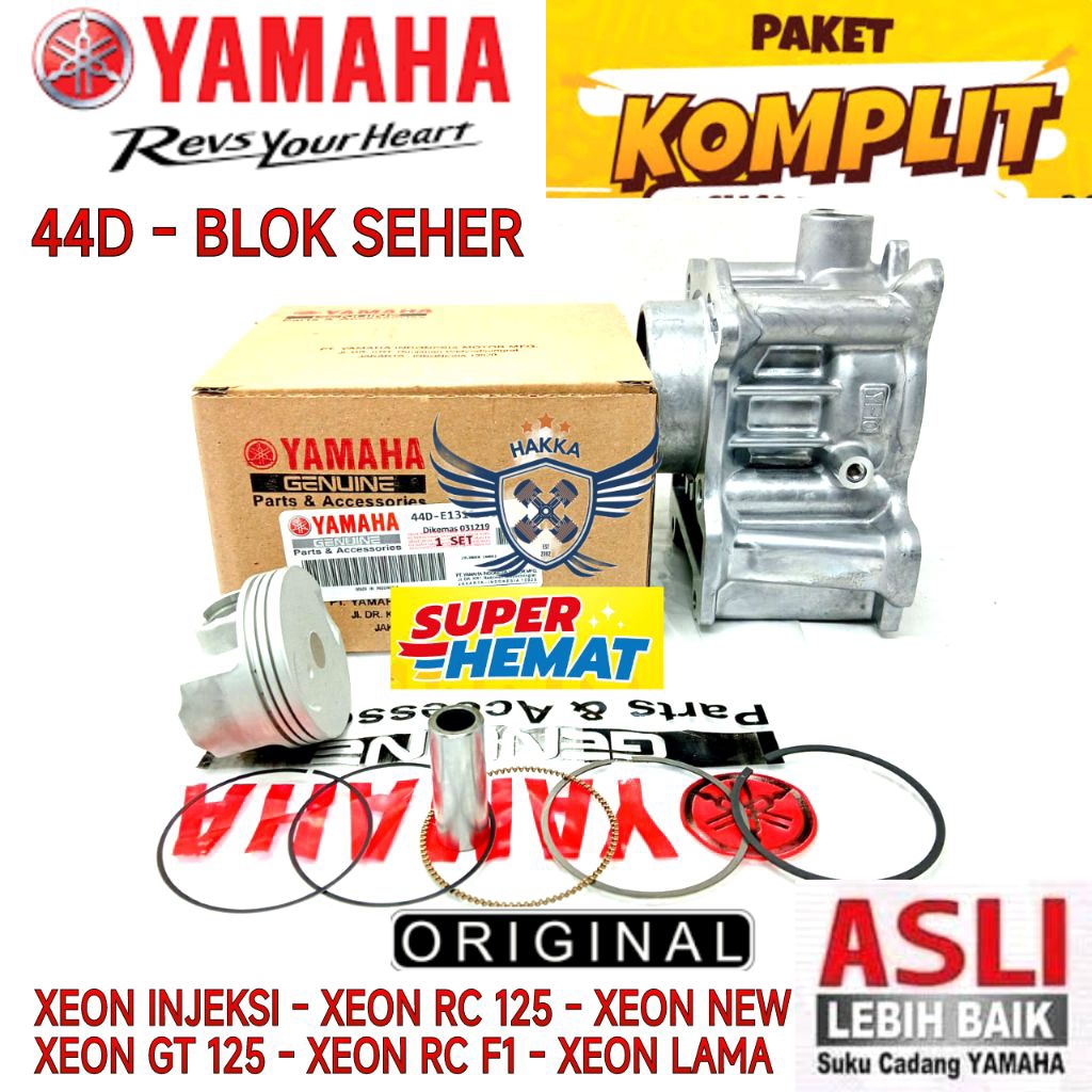 44D ORIGINAL BLOK SEHER YAMAHA XEON INJEKSI, BLOK SEHER YAMAHA XEON GT 125, BLOK SEHER YAMAHA XEON N