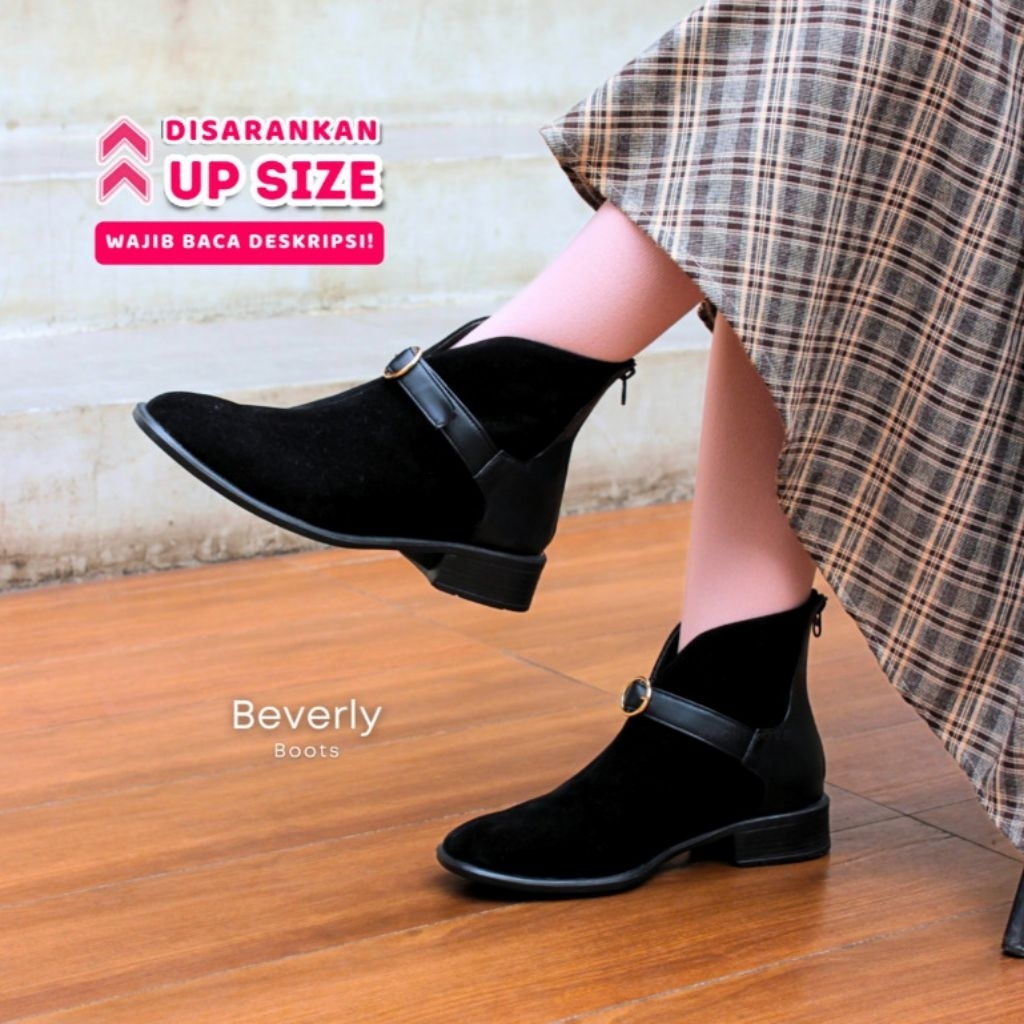 ONE LOVE BEVERLY BOOTS - SEPATU BOOTS WANITA TERBARU STYLISH FASHIONABLE