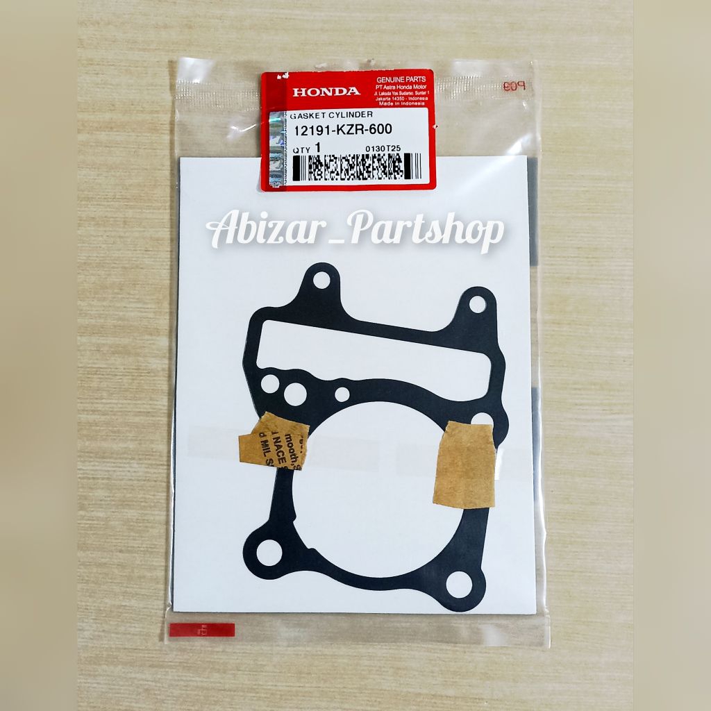12191KZR600 Gasket Cylinder / paking blok silinder KZR vario 125 150 pcx 125 150 adv 150 / gasket ba