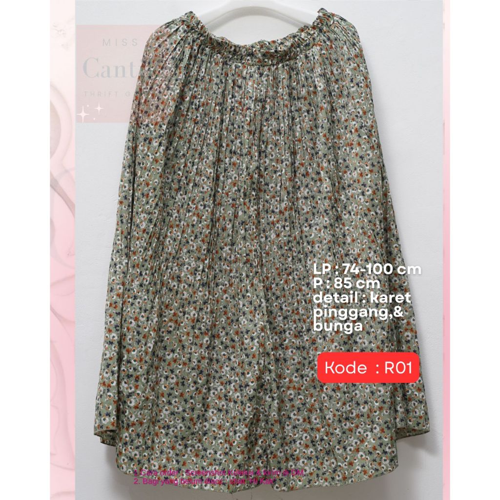 Fashion Muslim / Rok Muslim / Rok Muslimah Remaja / Rok Muslimah Perempuan / Rok Muslimah / Pakaian 