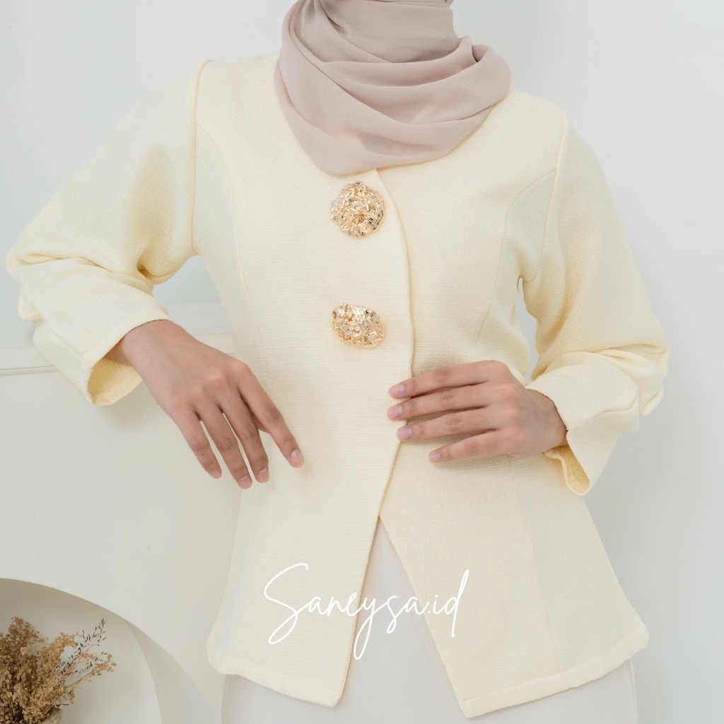 BEST SELLER LUCY TOP - ATASAN WANITA LENGAN PANJANG - BLOUSE WANITA - KEMEJA WANITA FITTED