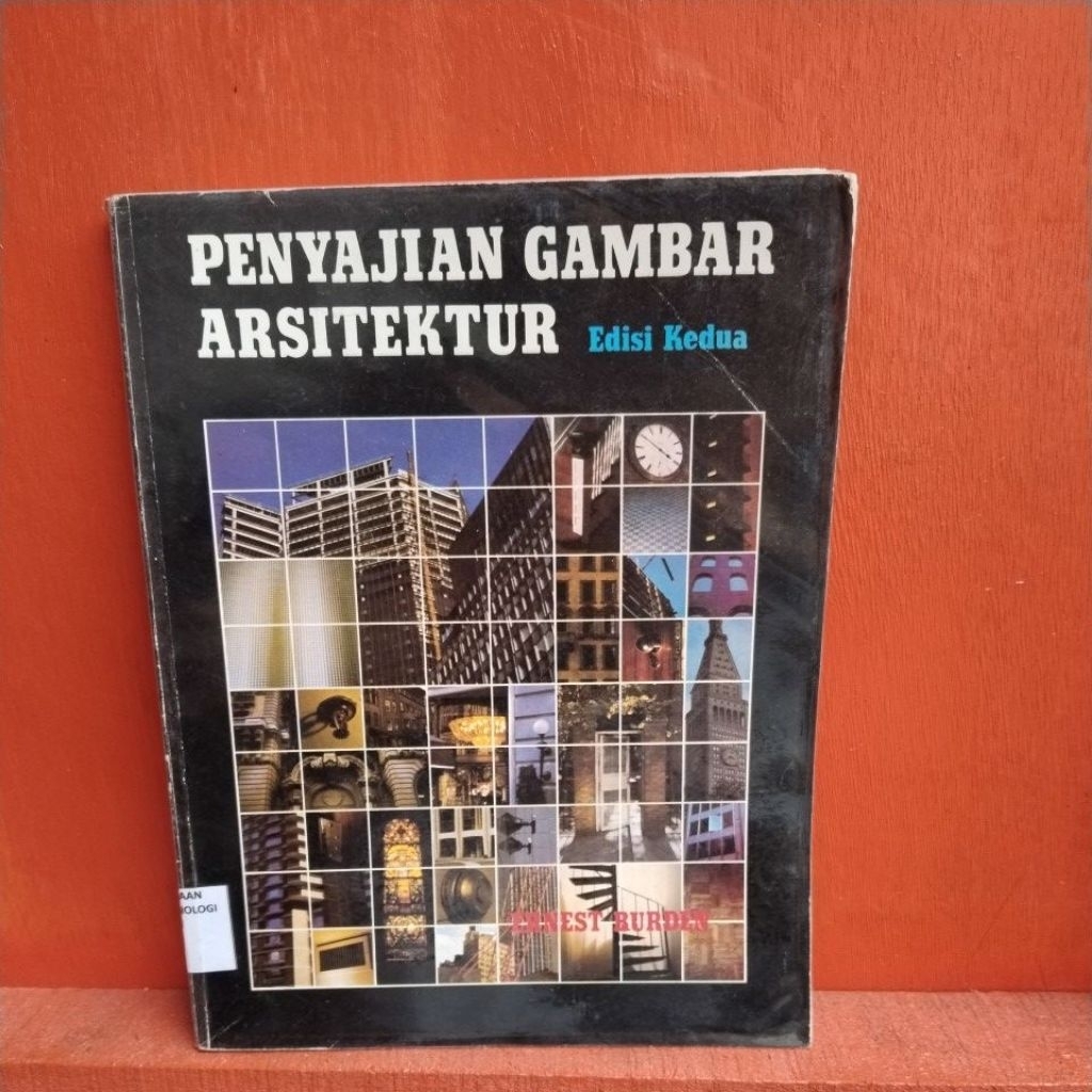 buku bekas original penyajian gambar arsitektur