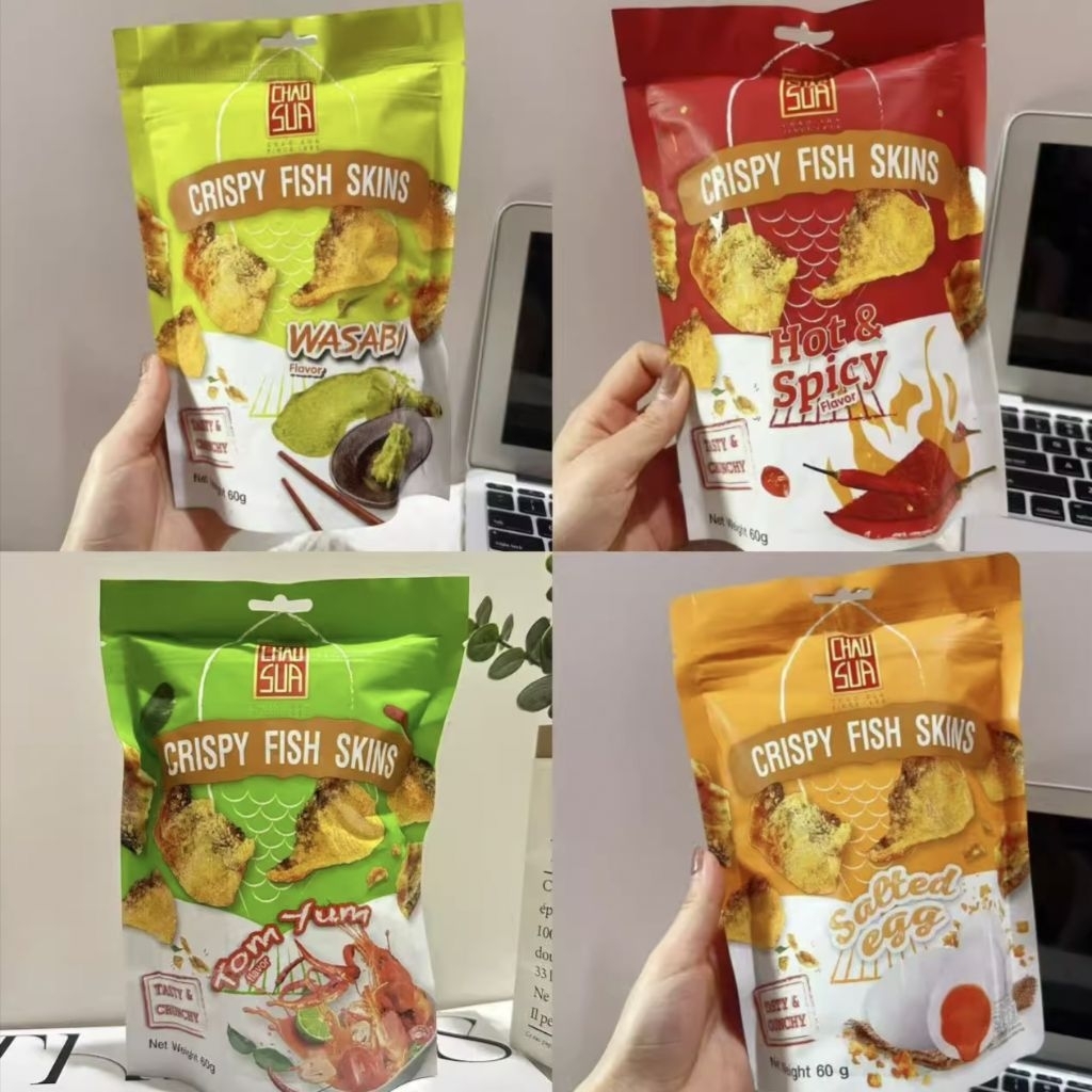

Chao Sua Crispy Fish Skin 60gr