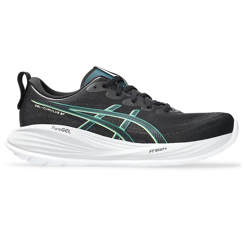 Asics Sepatu Running Gel-Cumulus 27 Men - Black/Lucid Yellow