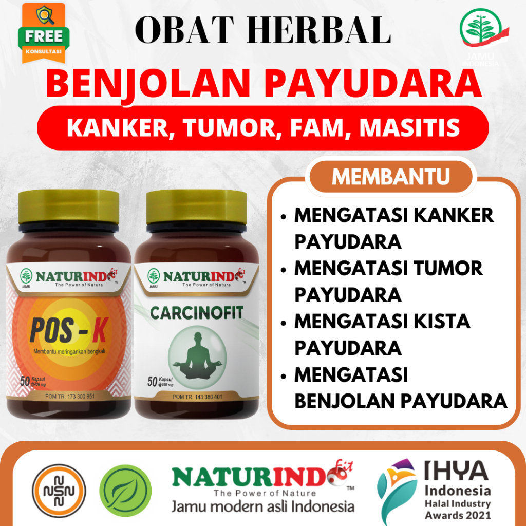 Obat Herbal Benjolan Payudara Tumor Payudara Kanker Payudara Pria Dan Wanita Fam Naturindo