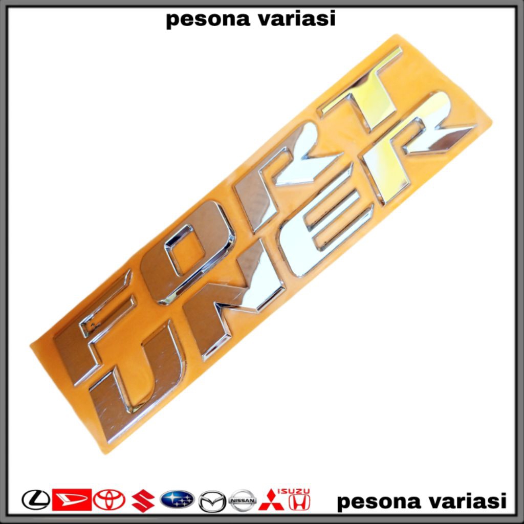 Emblem Toyota FORTUNER,Emblem Bagasi & Kapmesin Fortuner