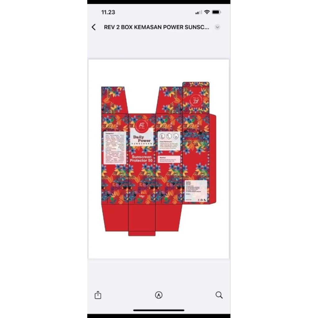 

cetak box daily power 5rb pcs