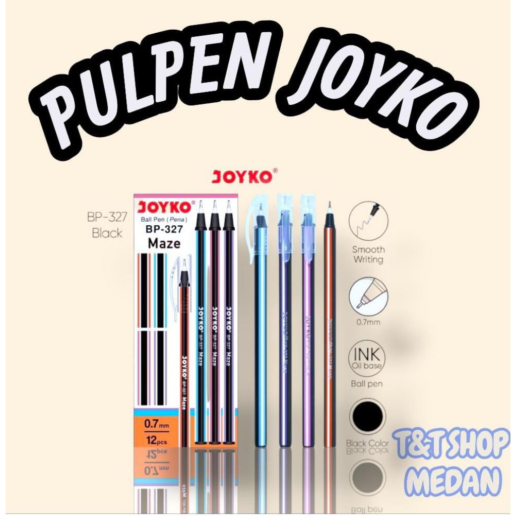

T&T SHOP MEDAN ALAT TULIS PULPEN JOYCO