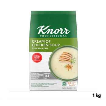 

KNORR CREAM OF CHICKEN SOUP 1 KG / KRIM SUP AYAM KNORR 1 KG [BB]