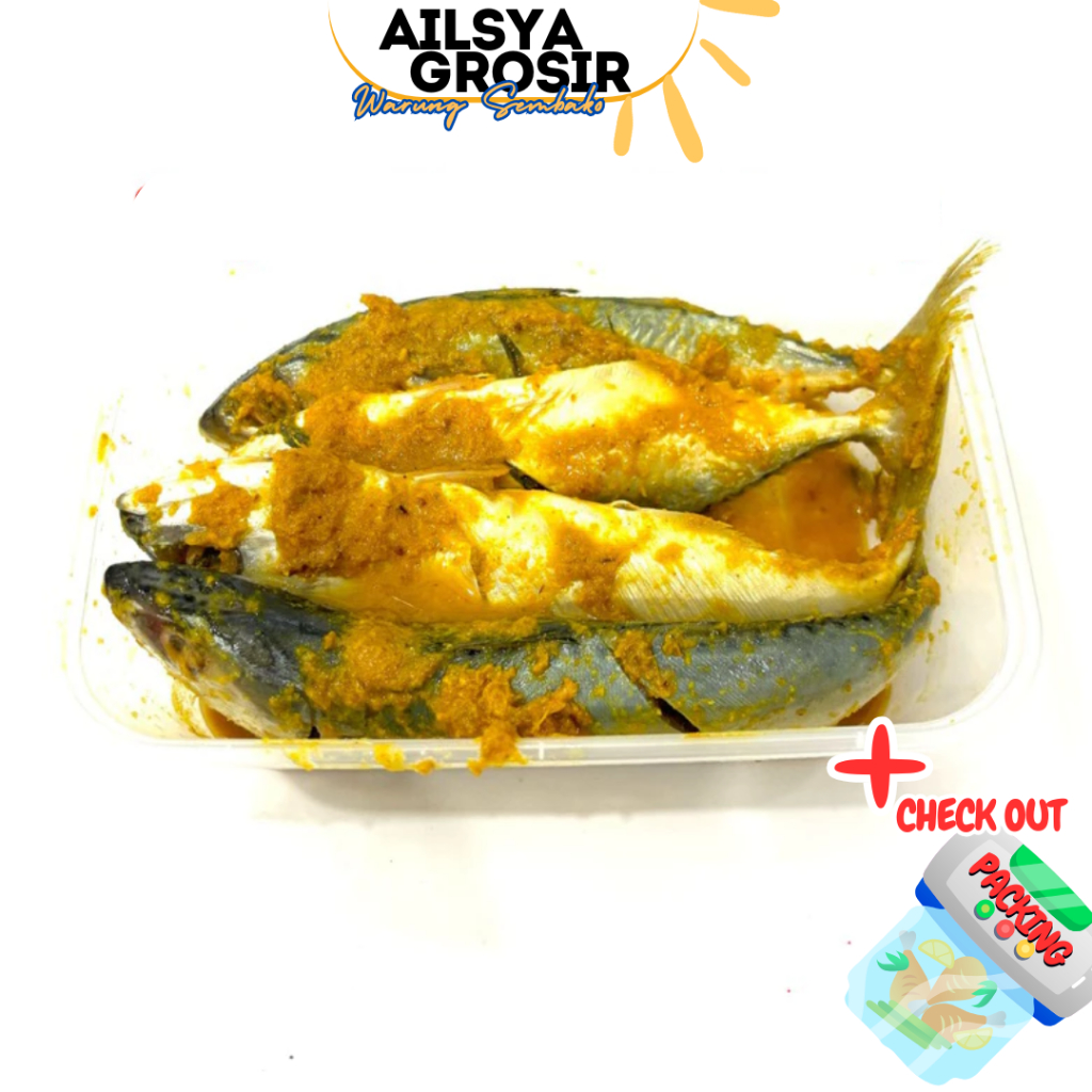 

[MARINASI] Ikan Kembung Banyar Marinasi Bumbu Kuning Segar Frozen 1 Kg