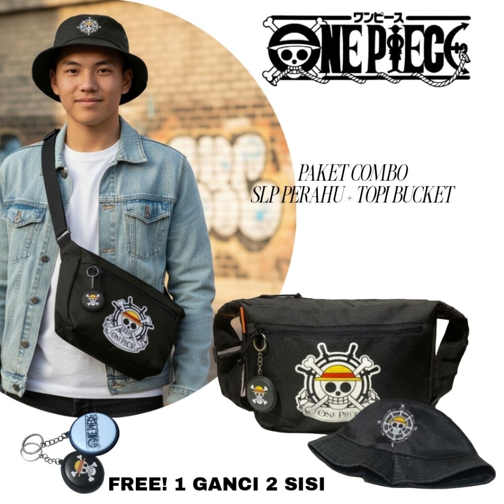 Paket Sling Bag Anime One Piece Terbaru