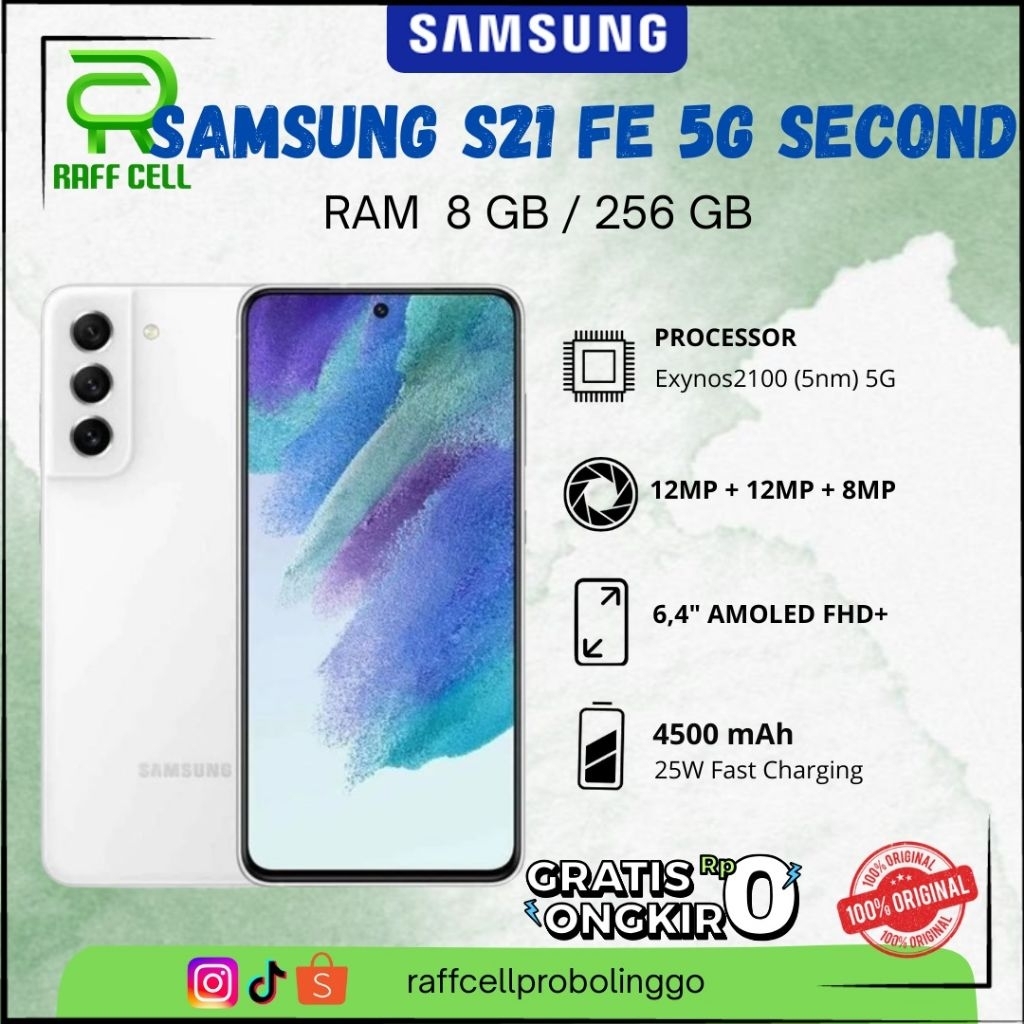 SAMSUNG S21 FE 5G SECOND