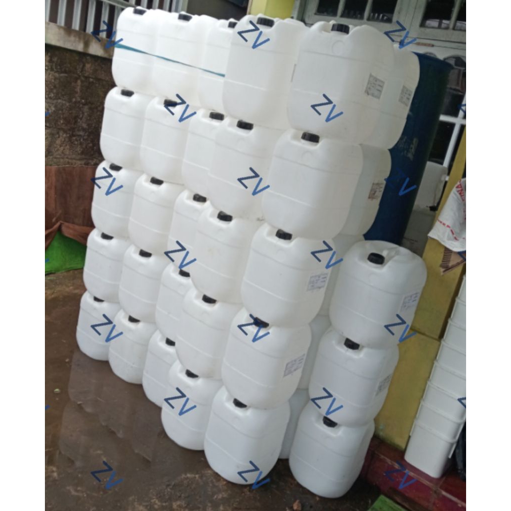 Jerigen 25 liter Bekas model Kapsul / Teng ex Sabun