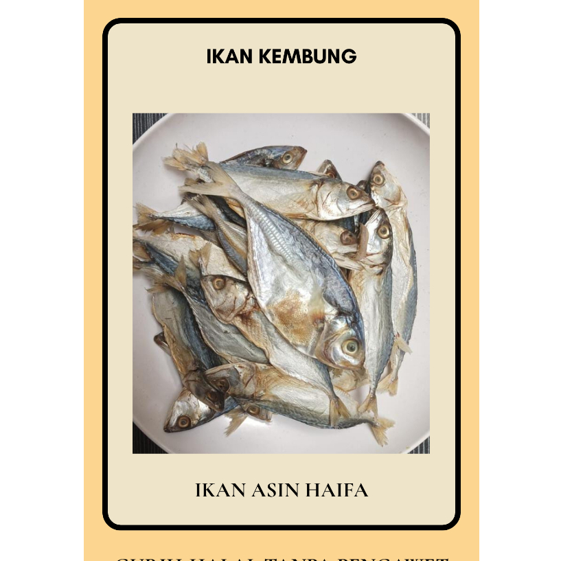 

1 kg, 1/2 kg, 1/4 kg Ikan Asin Kembung/ Ikan Banyar