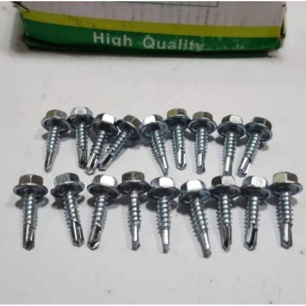 Baut Baja Ringan 10x16 / Skrup Baja Ringan 10x16 / Baut Roofing 10x16 - isi 100 pcs