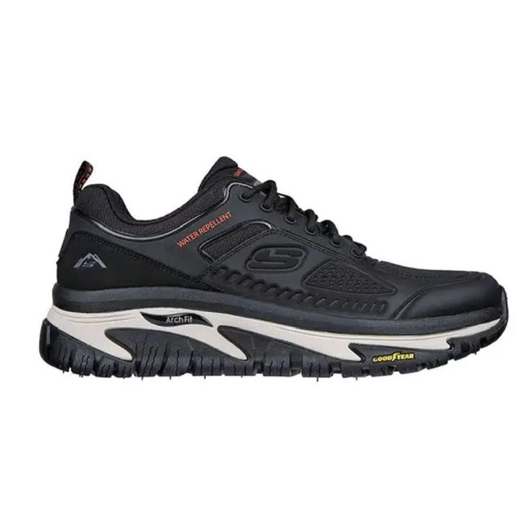 Sepatu Skechers Pria Arch Fit Road Walker Men's Sneakers - Black SKU 0888-SKE237333BLK
