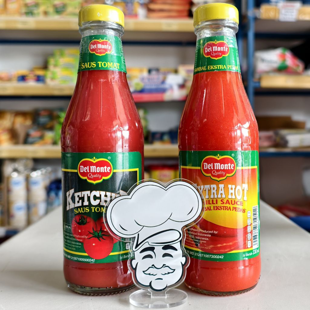 Delmonte Saus Sambal Botol / Delmonte Saus Tomat Botol 330Ml