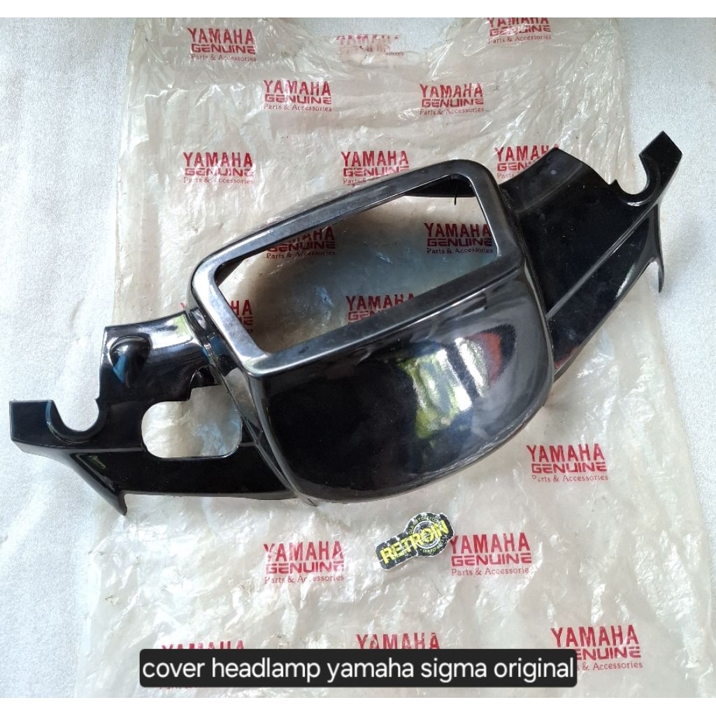 batok lampu depan yamaha sigma hitam original