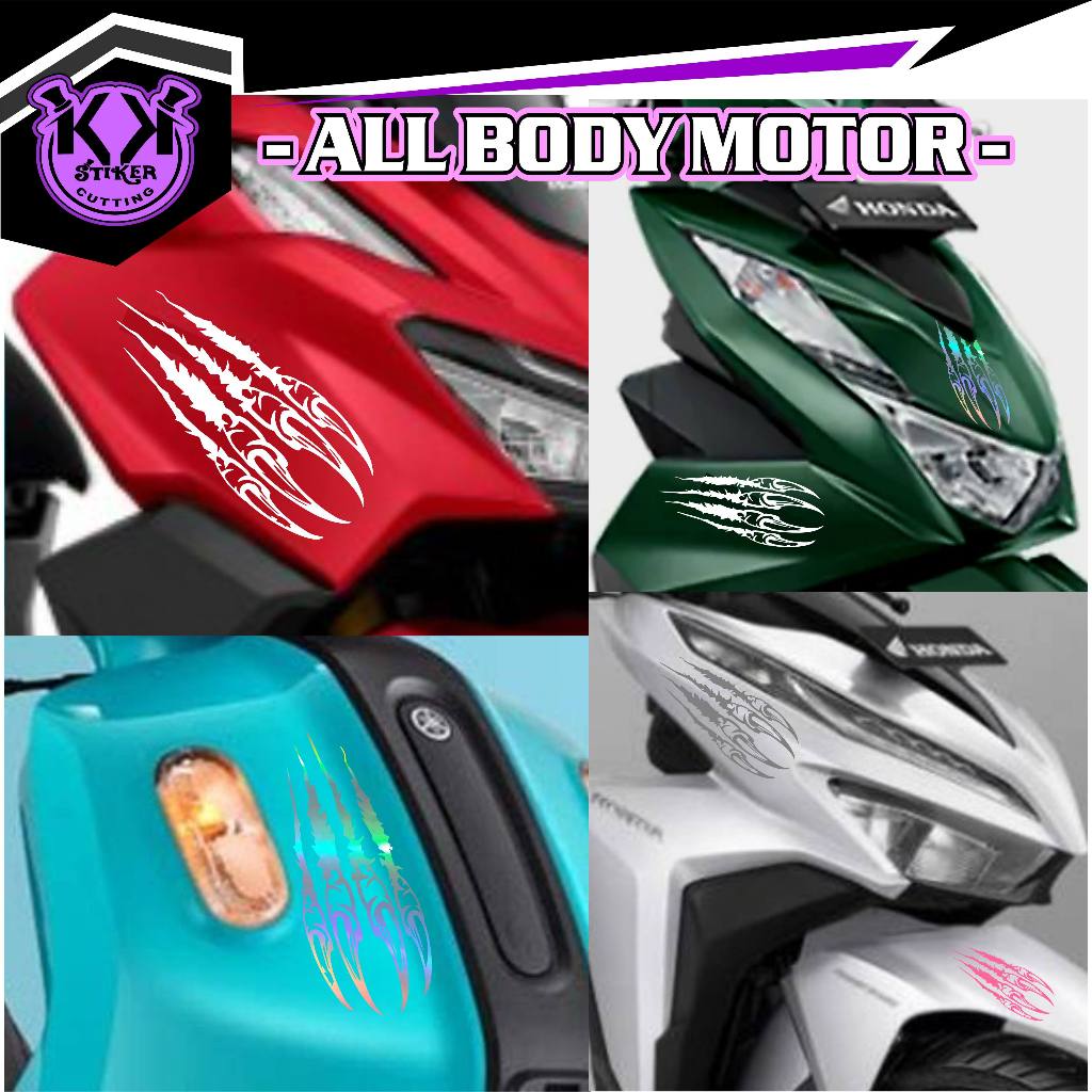 SC.360/STICKER CUTTING/STIKER CAKAR/STIKER 3D/STIKER 3D CAKAR/STIKER CAKAR KUKU/STIKER CAKAR HEWAN