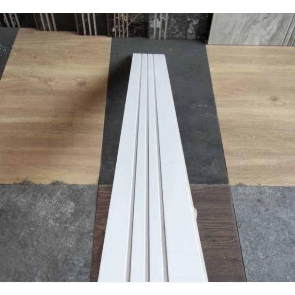 list plint granit/keramik 10x90 putih polos glossy stepnosing list plint tangga