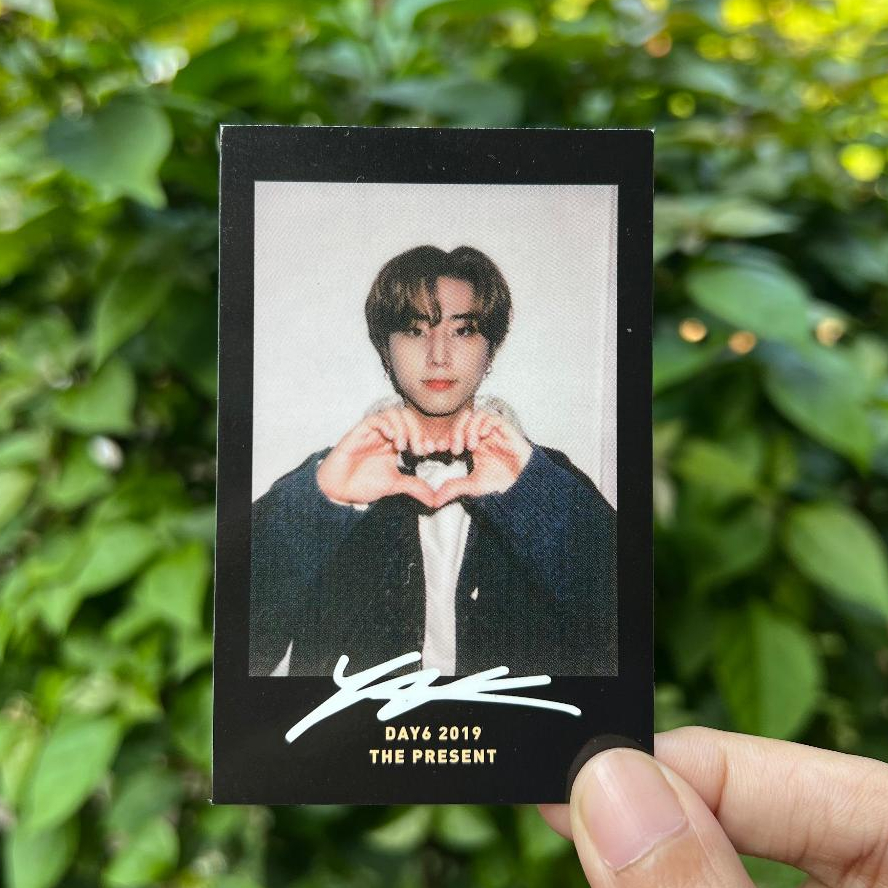 YOUNGK The Present 2019 Polaroid Photocard PC OFFICIAL DAY6