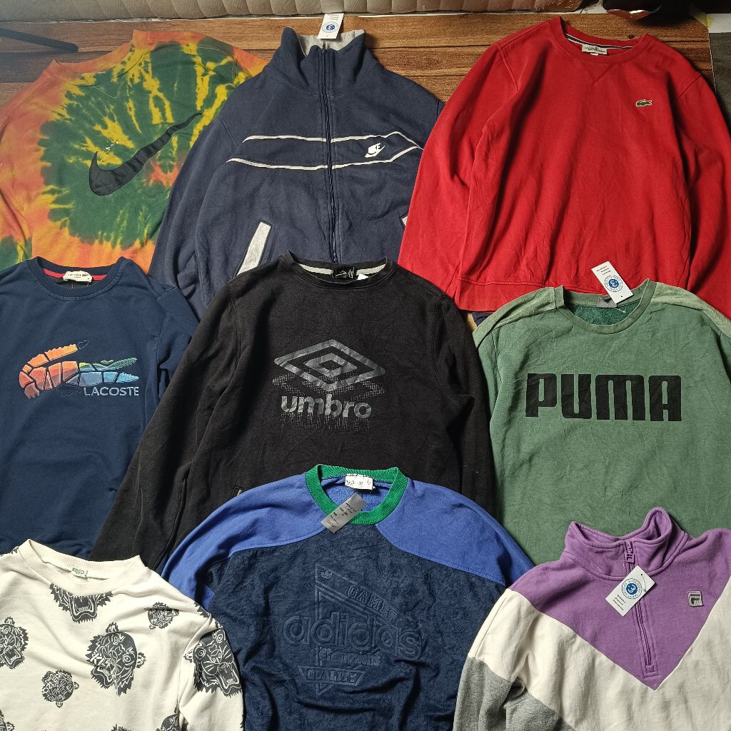 VOL.1 CREWNECK SWEATER TRACKTOP HALF ZIP FULL BRAND