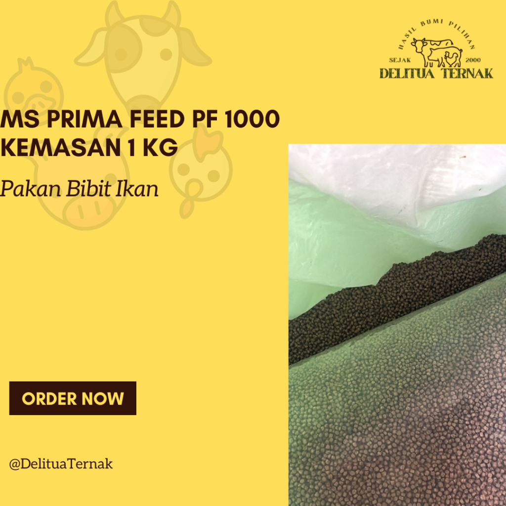 PF 1000 MS Prima Feed Per 1 Kg - Pakan Benih Ikan Floating Feed