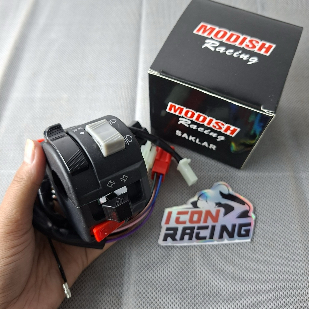 Saklar Holder Kiri Lh Vixion Saklar Dim Biled On Off Lampu Universal Motor Cbr Genio Pcx Vario125 LE