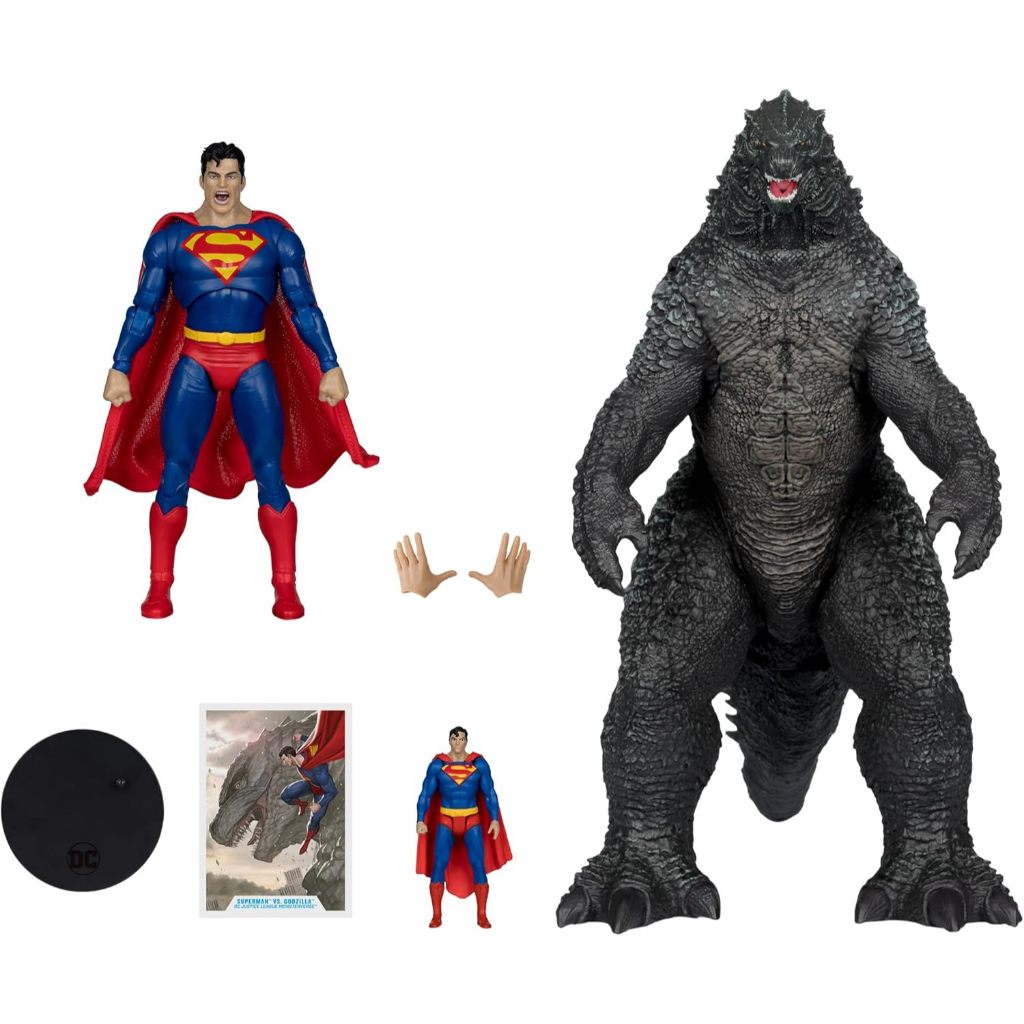 McFarlane Toys- DC Multiverse Superman vs. Godzilla (Justice League vs. Godzilla vs. Kong) 2pk