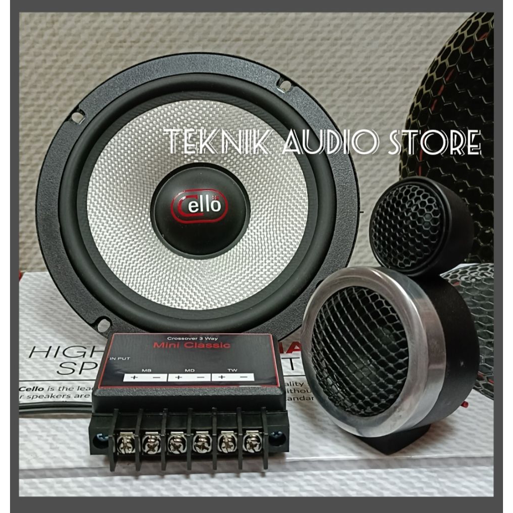 Speaker 3way Mini Classic Custom Include Mounting Midrange 2inch Aluminium Plus Speaker Midbass Cell