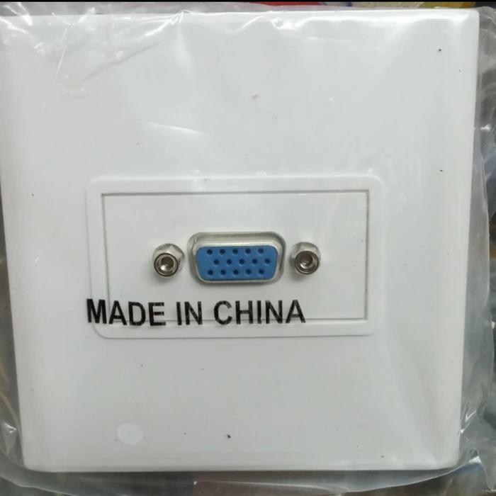 FACEPLATE VGA / OUTLET VGA / WALL PLATE VGA / STOP KONTAK VGA