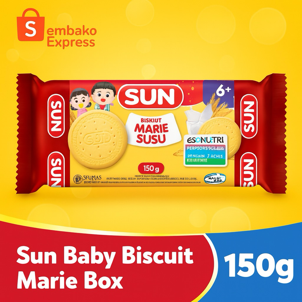 SUN Biskuit Marie Susu Bayi 6+ Bulan 150g