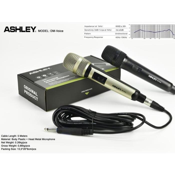 Mic Kabel Mic Ashley DMVoice Original Ashley