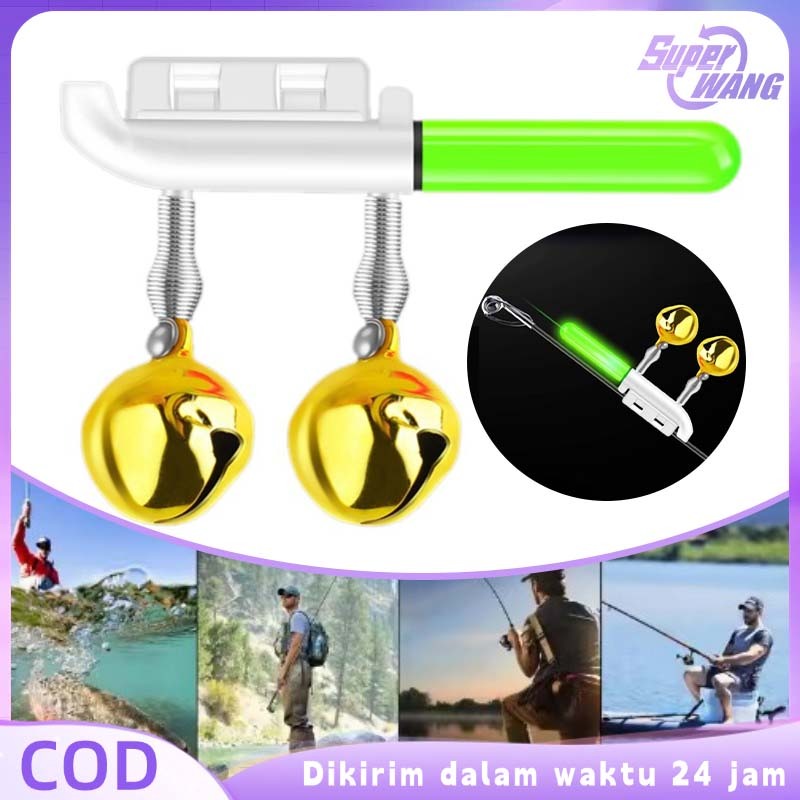 Lonceng Alarm Pancing Lampu Bel Jepit Pancing Lonceng Pancing Lampu Krincingan Pancing