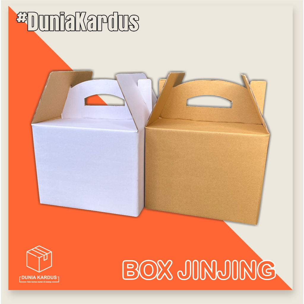 

KARDUS BOX JINJING 25x25x20 cm Kardus takeaway | jinjing/tenteng |