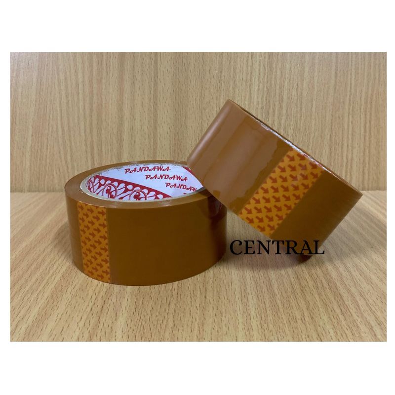 

Lakban OPP Merk Pandawa 45mm x 90Y Solusi Pengemasan Usaha Online Coklat/Brown