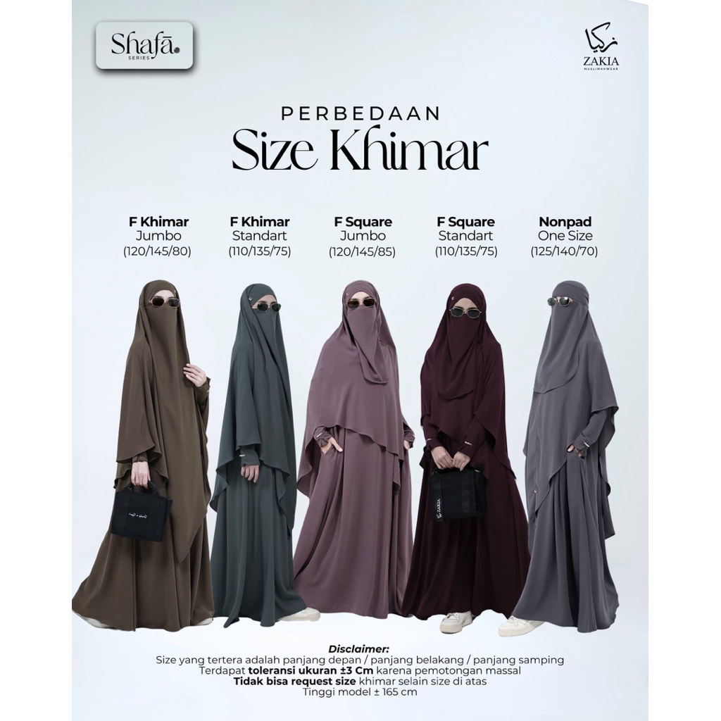 Shafa - Khimar Only - Zakia Muslimah wear