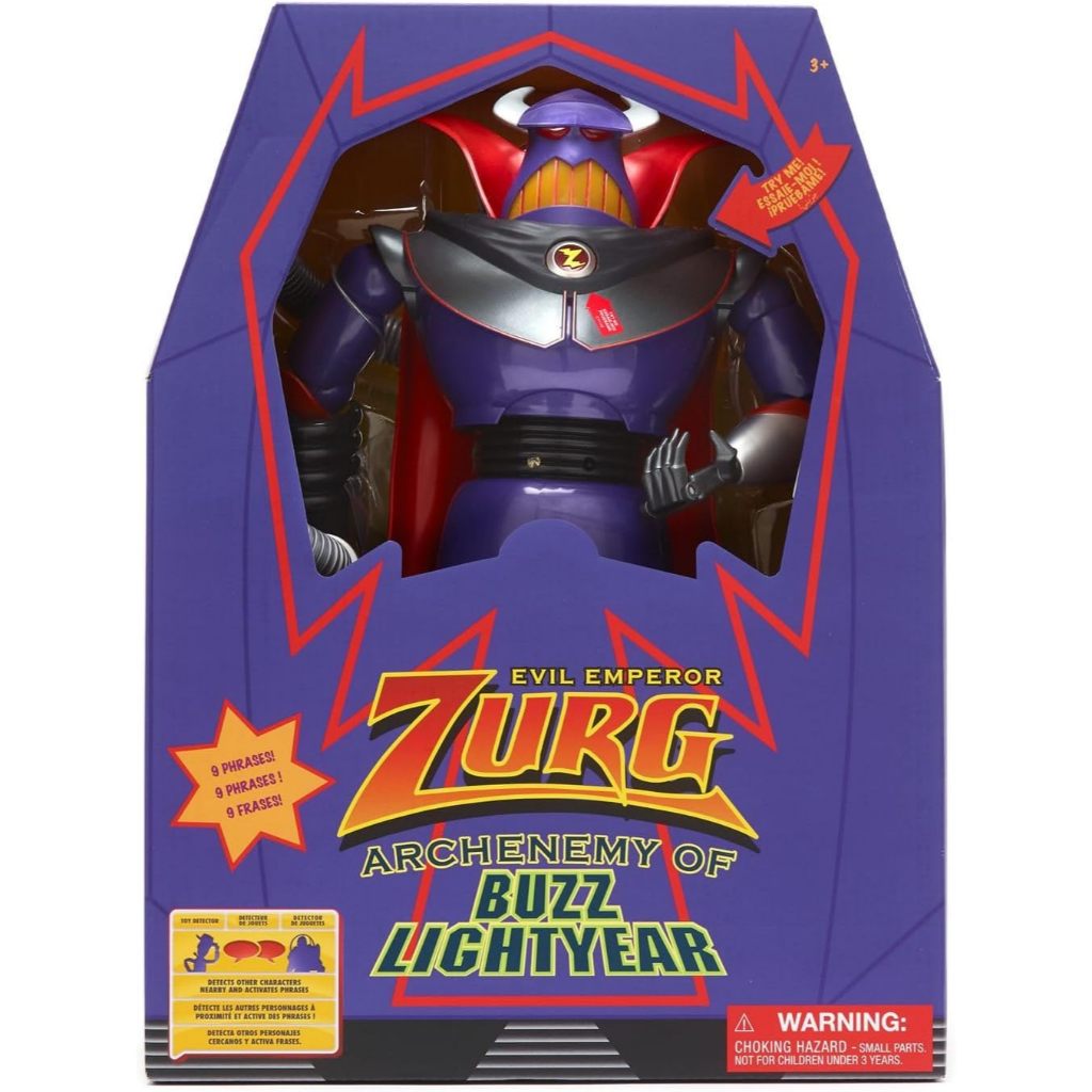 POPULER Disney Store Official Zurg Interactive Talking Action Figure from Toy Story, Features Sounds