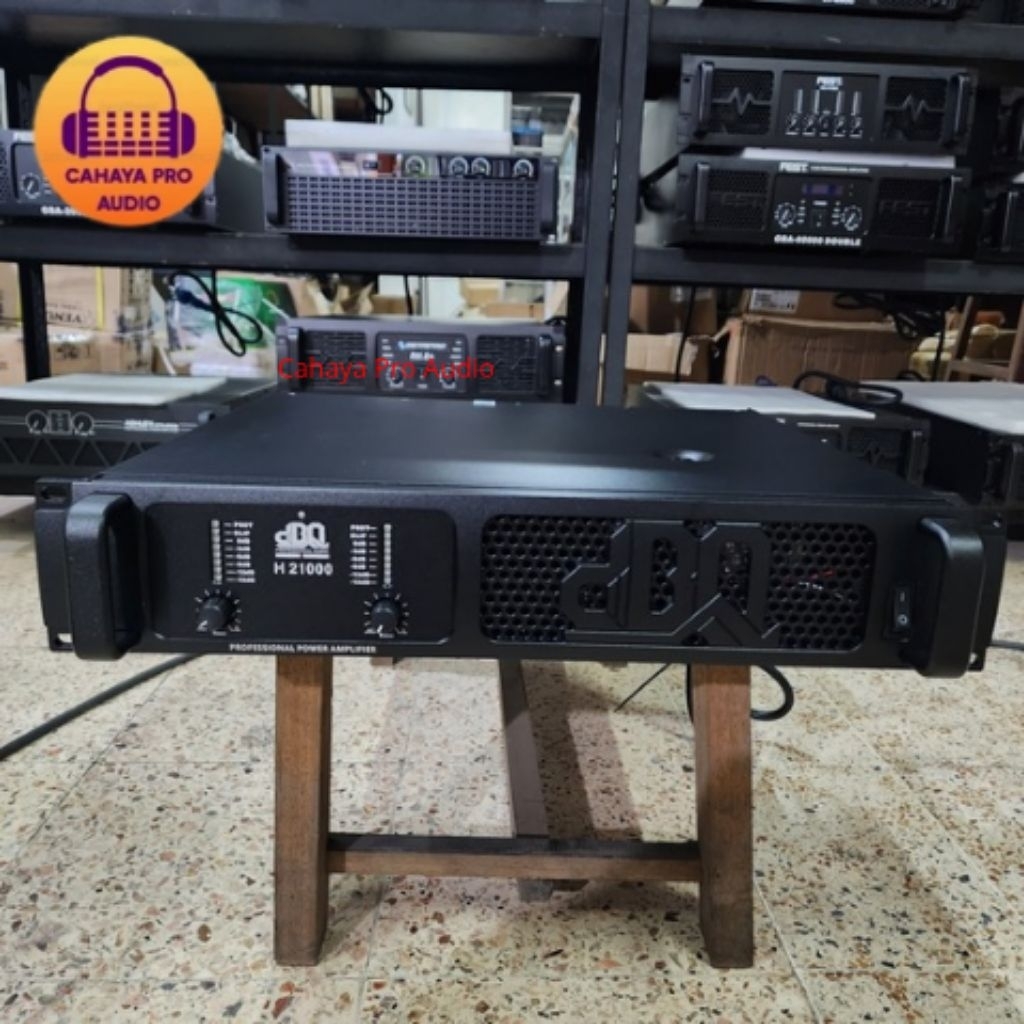 Power Amplifier dBQ H2100 Class H 2 Channel 1000 Watt