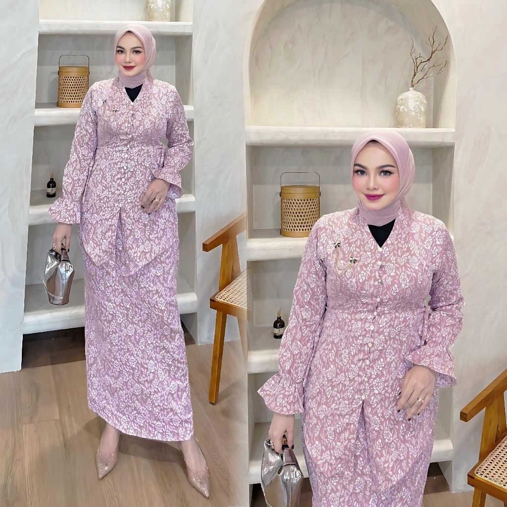 HS!! set kebaya nurhaliza - set kebaya +hijab