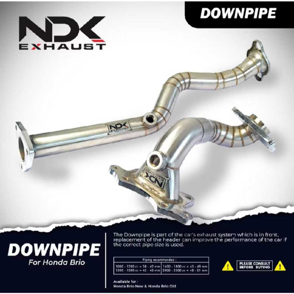 Knalpot NDK Mobil Brio Spek REMAP Knalpot Mobil Racing Honda Brio NDK EXHAUST
