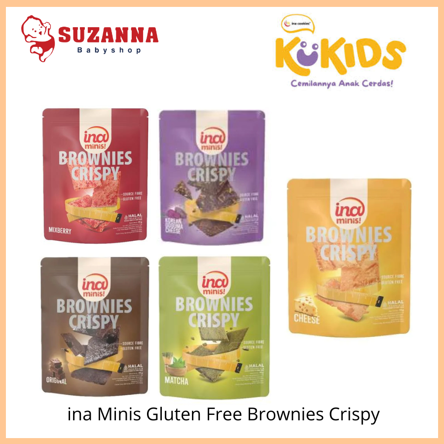 

Ina Minis Brownies Crispy Gluten Free by Ina Cookies