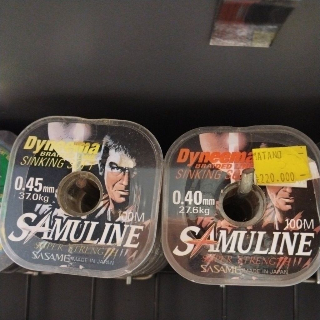 Senar Pancing Sasame Samuline PE 0.40 0.45 mm 100m Braided Connecting