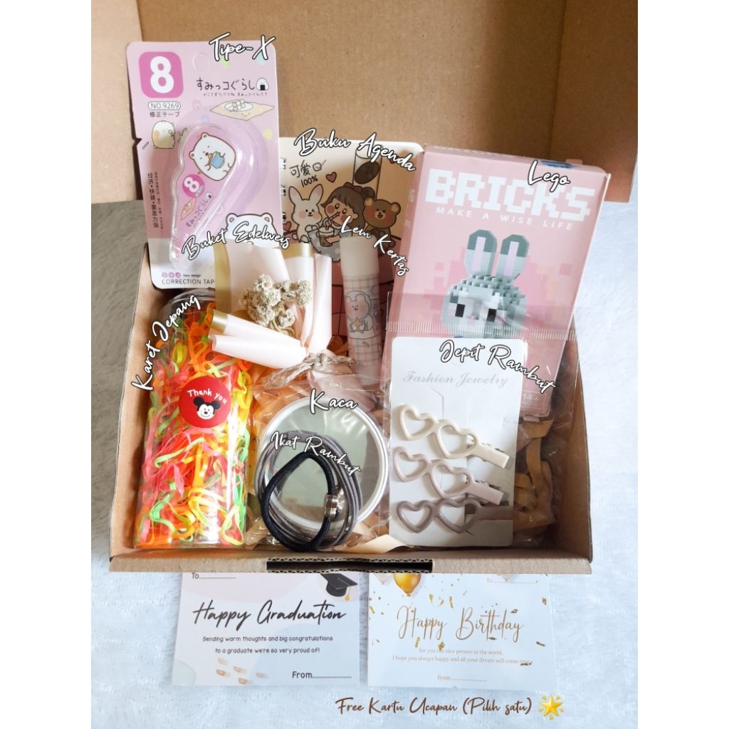 Hampers Anak/Cewek/Cowok Gift Kado Unik Wisuda/Birthday/Anive