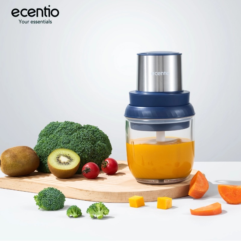 ecentio Blender mini 800ml Blender Bayi MPASI Serbaguna Chopper Food processor multifungsi Garansi R