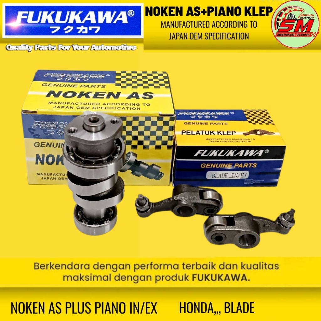 Noken As Plus Pelatuk Klep In/Ex (3Pcs) Honda Blade Fukukawa