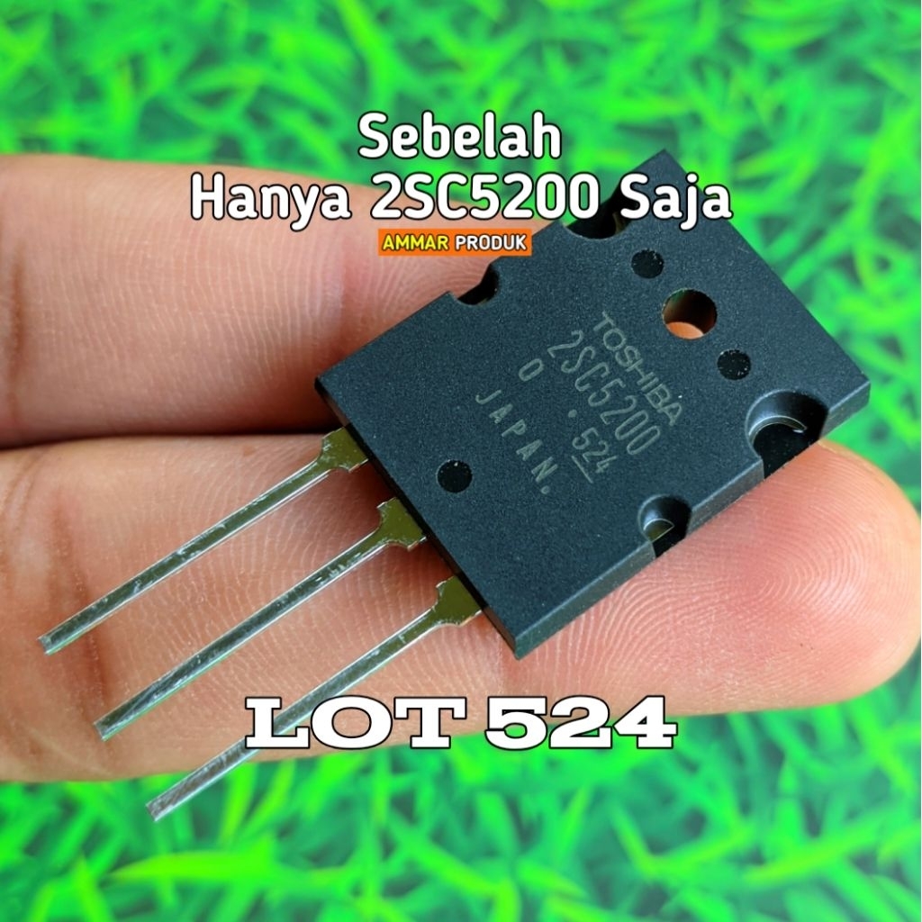 Transistor Toshiba 2SC5200 Saja Lot 524 Atau Sebelah Original Japan