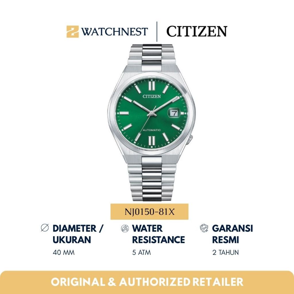 Jam Tangan Pria CITIZEN 'TSUYOSA' NJ0150-81X Original Garansi Resmi 2 Tahun